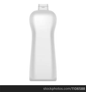 Cosmetic shampoo bottle icon. Realistic illustration of cosmetic shampoo bottle vector icon for web design. Cosmetic shampoo bottle icon, realistic style