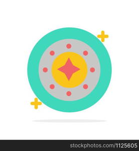 Cosmos, Galaxy, Shine, Space, Star, Universe Abstract Circle Background Flat color Icon