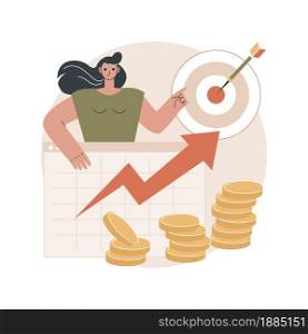 Cost per acquisition abstract concept vector illustration. CPA model, cost per conversion, online advertising pricing model, marketing metric measurement, online digital campaign abstract metaphor.. Cost per acquisition abstract concept vector illustration.