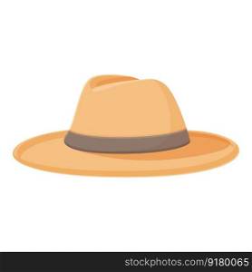 Costume cowboy hat icon cartoon vector. Western rodeo. Wild accessory. Costume cowboy hat icon cartoon vector. Western rodeo