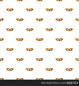 Costume mask pattern seamless vector repeat for any web design. Costume mask pattern seamless vector