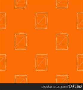 Cotton bud pattern vector orange for any web design best. Cotton bud pattern vector orange
