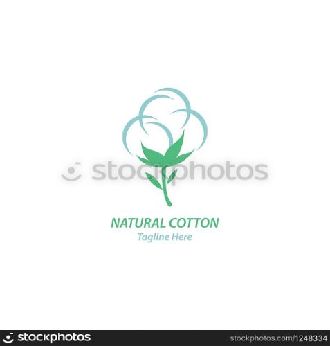 Cotton logo illustration vector design