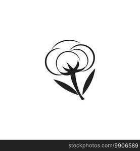 Cotton Logo Template vector symbol nature