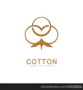 Cotton logo vector template design