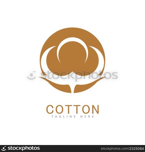 Cotton logo vector template design