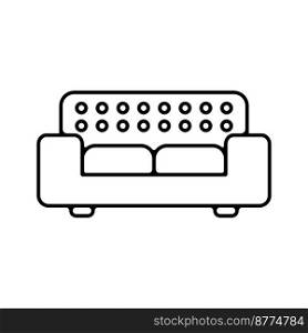 couch icon vector illustrtion logo design