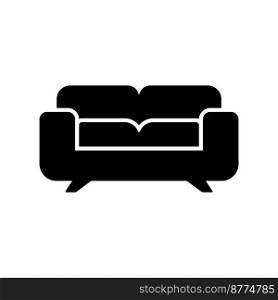 couch icon vector illustrtion logo design