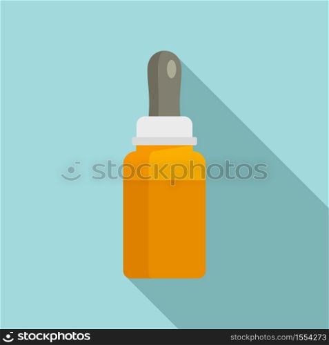 Cough syrup ointment icon. Flat illustration of cough syrup ointment vector icon for web design. Cough syrup ointment icon, flat style