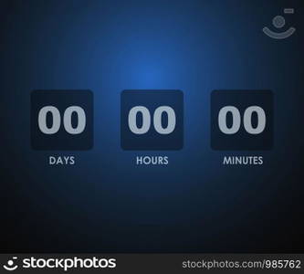 Countdown timer abstract light background. Vector eps10. Countdown timer background
