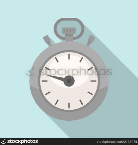 Countdown timer icon flat vector. Stopwatch clock. Chronometer time. Countdown timer icon flat vector. Stopwatch clock