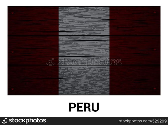 Country flag for nation with creative design vector