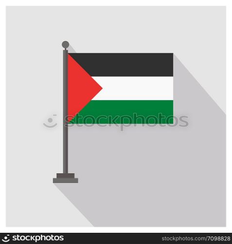 Country flag with creative design vector