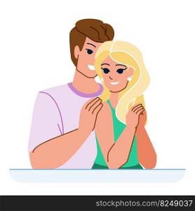couple romantic vector. love happy, woman young, man people, romance girl, lifestyle relationship, together couple romantic character. people flat cartoon illustration. couple romantic vector