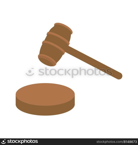 court hammer icon vector illustration design