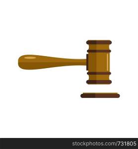 Court icon. Flat illustration of court vector icon for web. Court icon, flat style