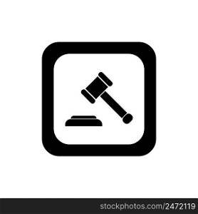 court icon logo vector design template