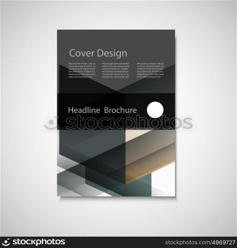 Cover design for Annual Report, Catalog or Magazine, Book or Brochure. Vector template with geometry elements. Cover design for Annual Report, Catalog or Magazine, Book or Brochure. Vector template with geometry elements.