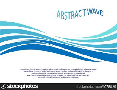 cover with abstract wave pattern for printed publications. Applicable for flyers, posters, banners or billboards and booklets