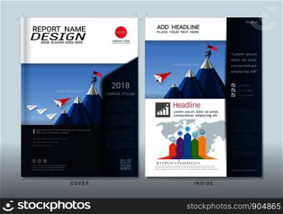 Covers design with space for photo background