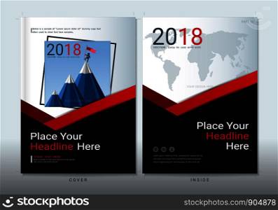 Covers design with space for photo background