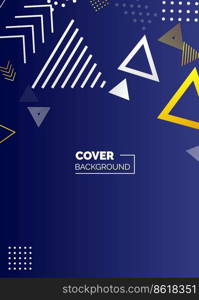 Covers templates set with bauhaus. memphis and hipster style graphic geometric elements. Applicable for placards. brochures. posters. covers and banners. Vector illustrations Vector Illustration