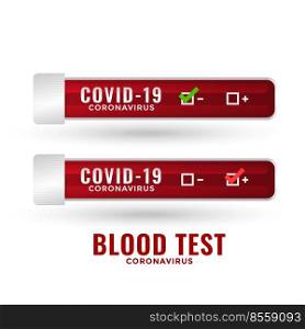 covid-19 coronavirus blood test lab report result