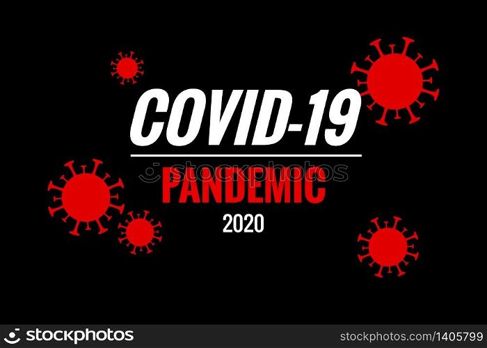 Covid 19 pandemic news background. Coronavirus news article