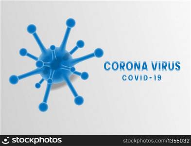 Covid-19 virus novel coronavirus 2019 background. coronavirus outbreak concept. covid coronavirus infection. Vector illustration