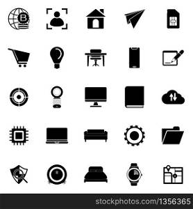 Covid-19 work from home icons, stock vector