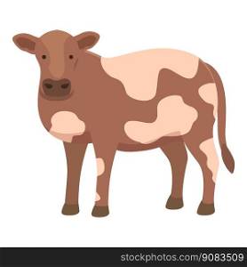Cow beef icon cartoon vector. Bull meat. Eat field. Cow beef icon cartoon vector. Bull meat