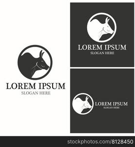 Cow Logo Template vector icon illustration design