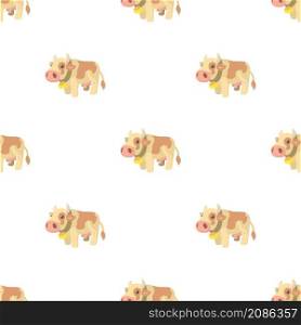 Cow pattern seamless background texture repeat wallpaper geometric vector. Cow pattern seamless vector