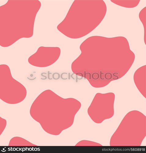 Cow Seamless Pattern Background Vector Illustration