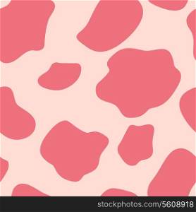 Cow Seamless Pattern Background Vector Illustration