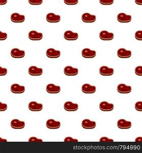 Cow steak pattern seamless vector repeat for any web design. Cow steak pattern seamless vector
