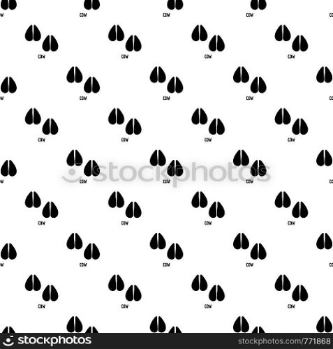 Cow step pattern seamless vector repeat geometric for any web design. Cow step pattern seamless vector