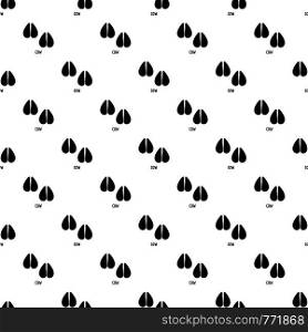 Cow step pattern seamless vector repeat geometric for any web design. Cow step pattern seamless vector