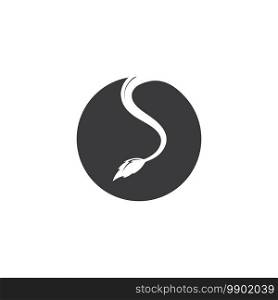 cow tail icon vector illustration template design