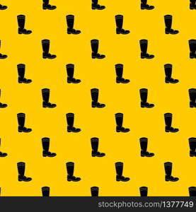 Cowboy boot pattern seamless vector repeat geometric yellow for any design. Cowboy boot pattern vector