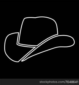 Cowboy hat icon .