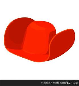 Cowboy hat icon. Cartoon illustration of cowboy hat vector icon for web. Cowboy hat icon, cartoon style