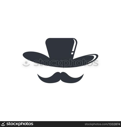 Cowboy hat logo template illustration design