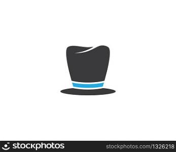 Cowboy hat symbol illustration design