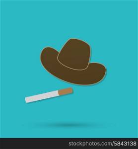 cowboy smoking