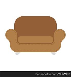 Cozy armchair. Comfortable chair for living room. Soft furniture.