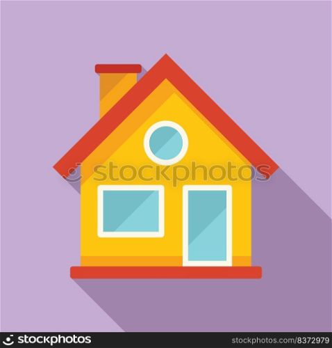 Cozy home icon flat vector. Interior house. Work laptop. Cozy home icon flat vector. Interior house