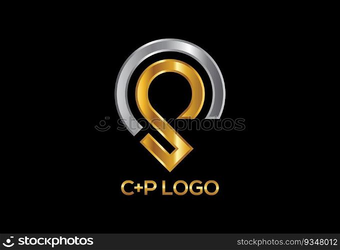 CP letter logo design, Creative Modern Letters Vector Icon Logo Illustration