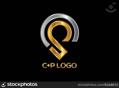 CP letter logo design, Creative Modern Letters Vector Icon Logo Illustration