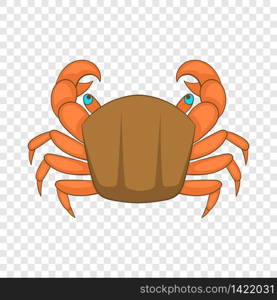 Crab icon. Cartoon illustration of crab vector icon for web design. Crab icon, cartoon style